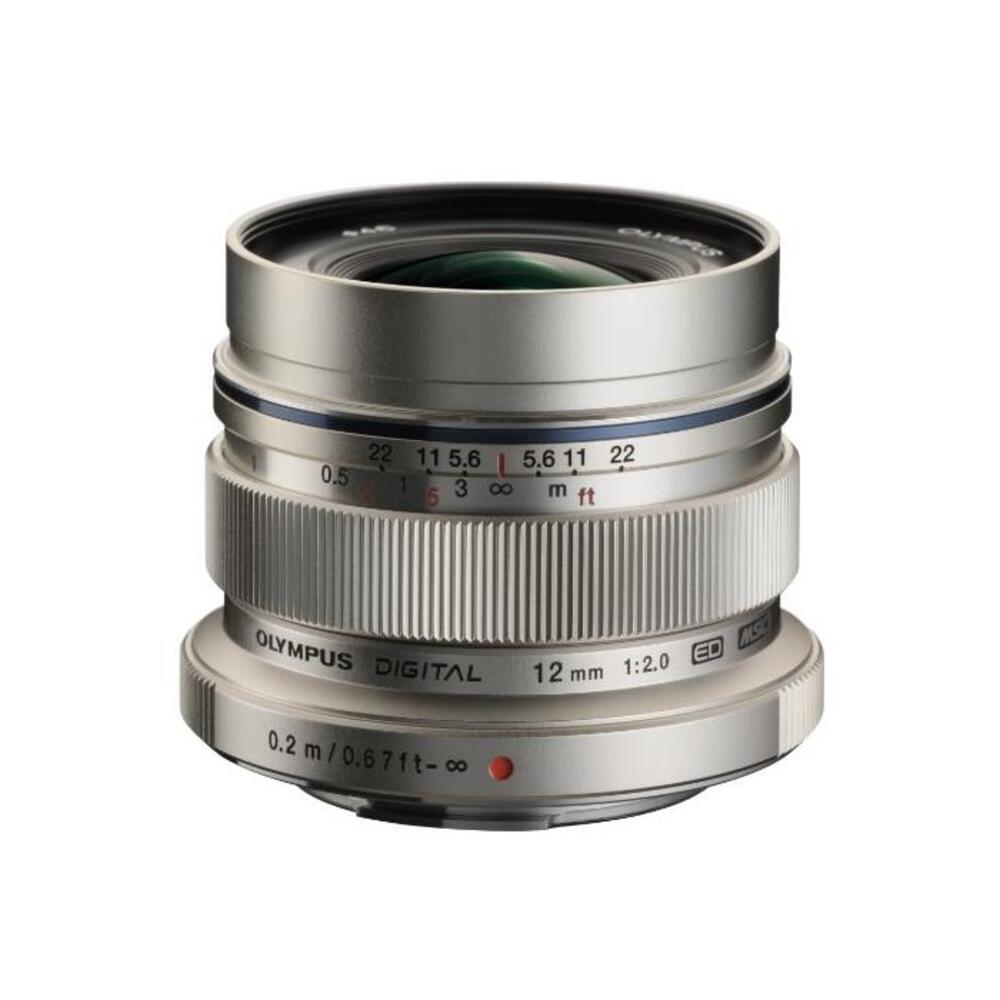 OLYMPUS M. Zuiko Digital ED 12mm f/2.0 Lens for Micro 4/3 Cameras (Silver) B0058PL9R0