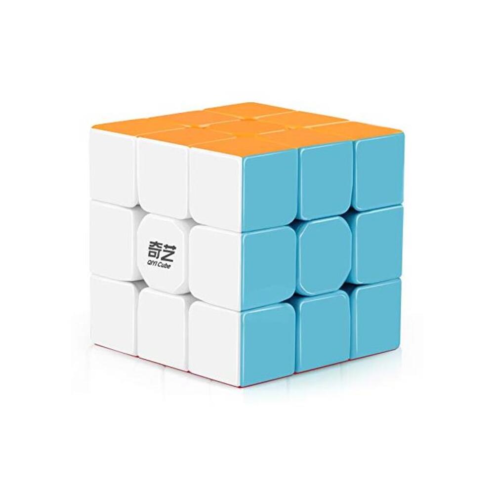 D-FantiX Qiyi Warrior W 3x3 Speed Cube Stickerless 3x3x3 Magic Cube Puzzles B01N5K4ZDW