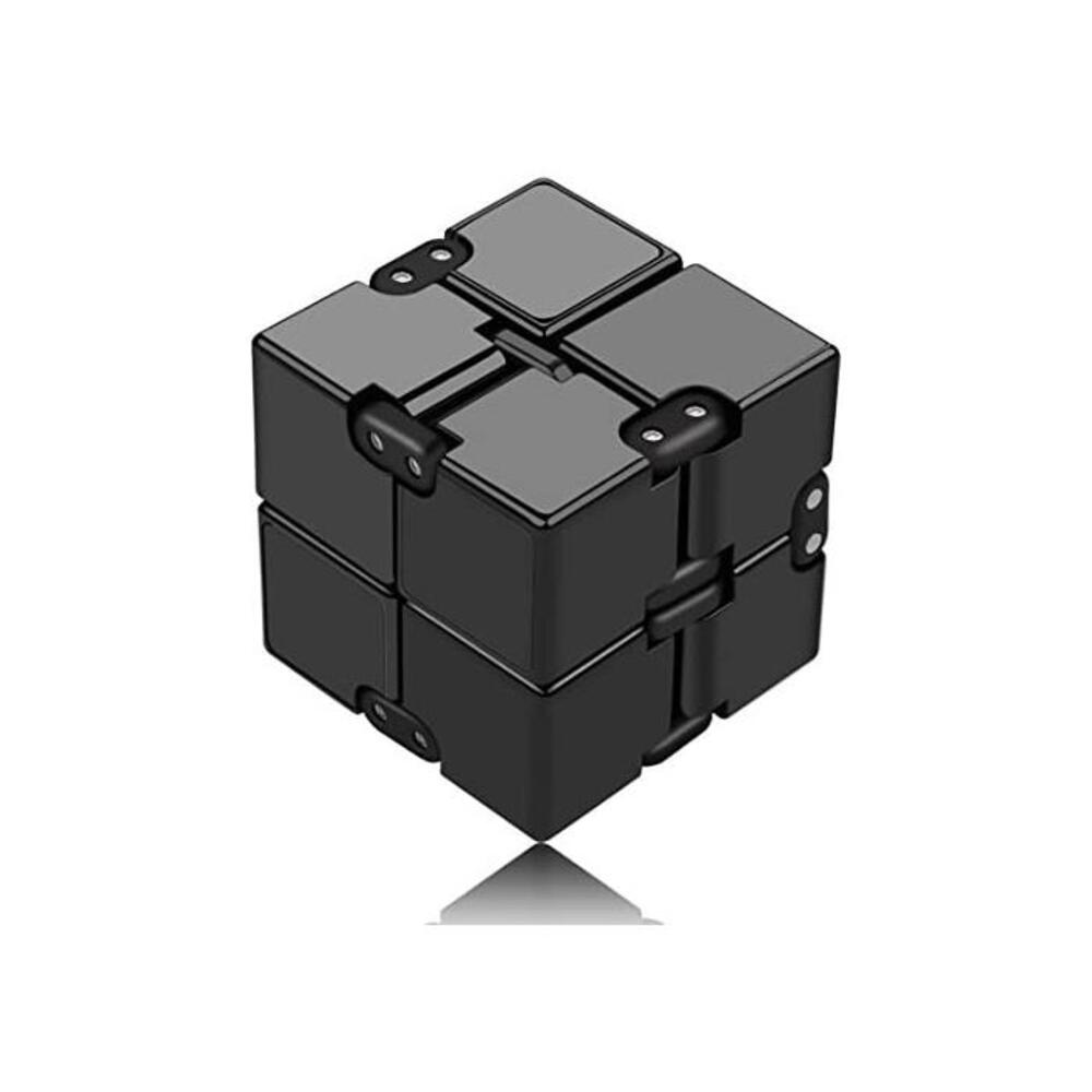 open up to love Infinity Cube Fidget Toy Hand Killing Time Prime Infinite Cube for ADD, ADHD, Anxiety, and Autism Adult and Children (Black) B07352KCC4