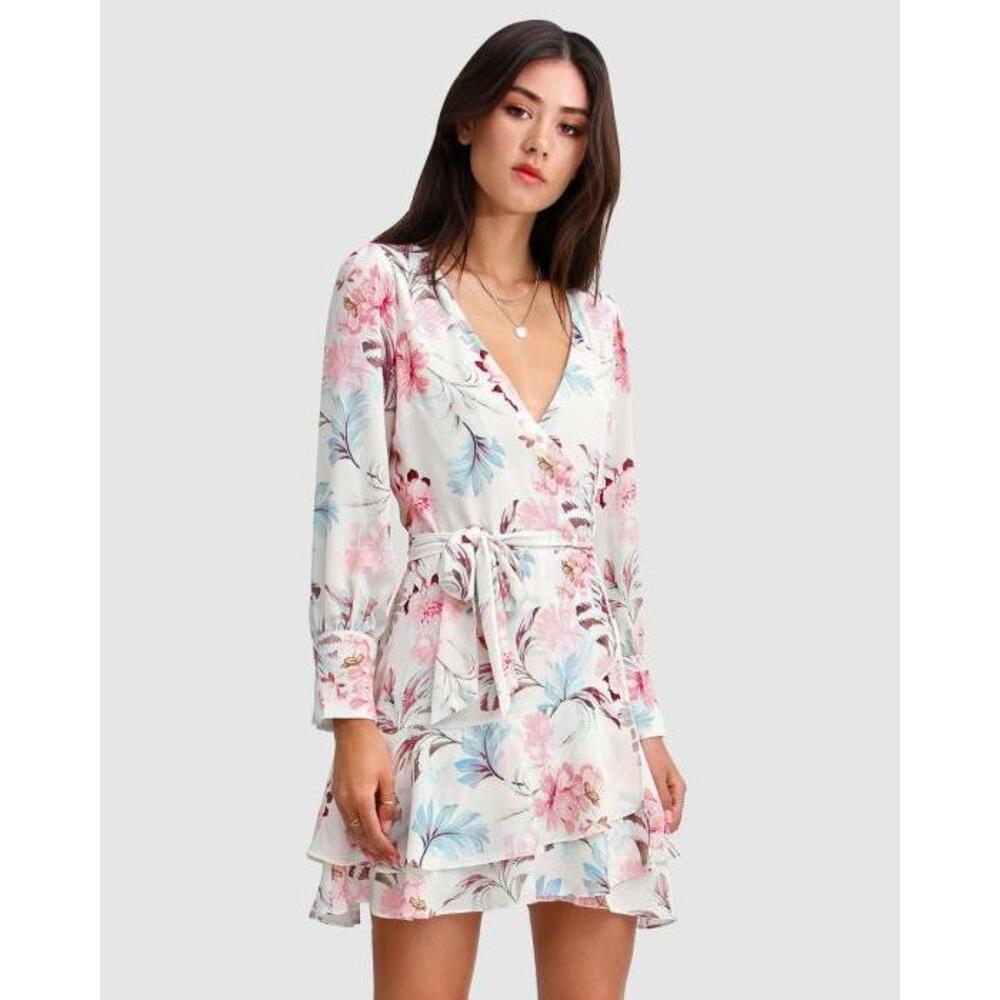 Belle &amp; Bloom A Night With You Mini Wrap Dress BE124AA40JAD