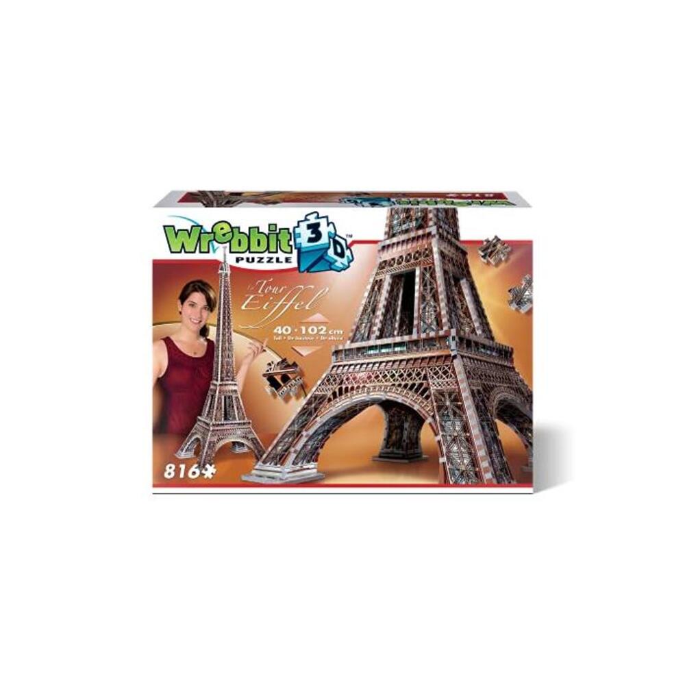 Wrebbit 3D Eiffel Tower 816 Pieces Puzzle B00EUEKF2A
