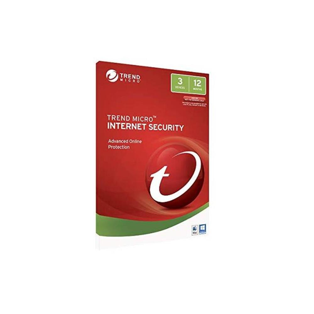 TREND MICRO INTERNET SECURITY 2019 3 PCs 1 Year PC Registration code - No CD B07NCK9P7S