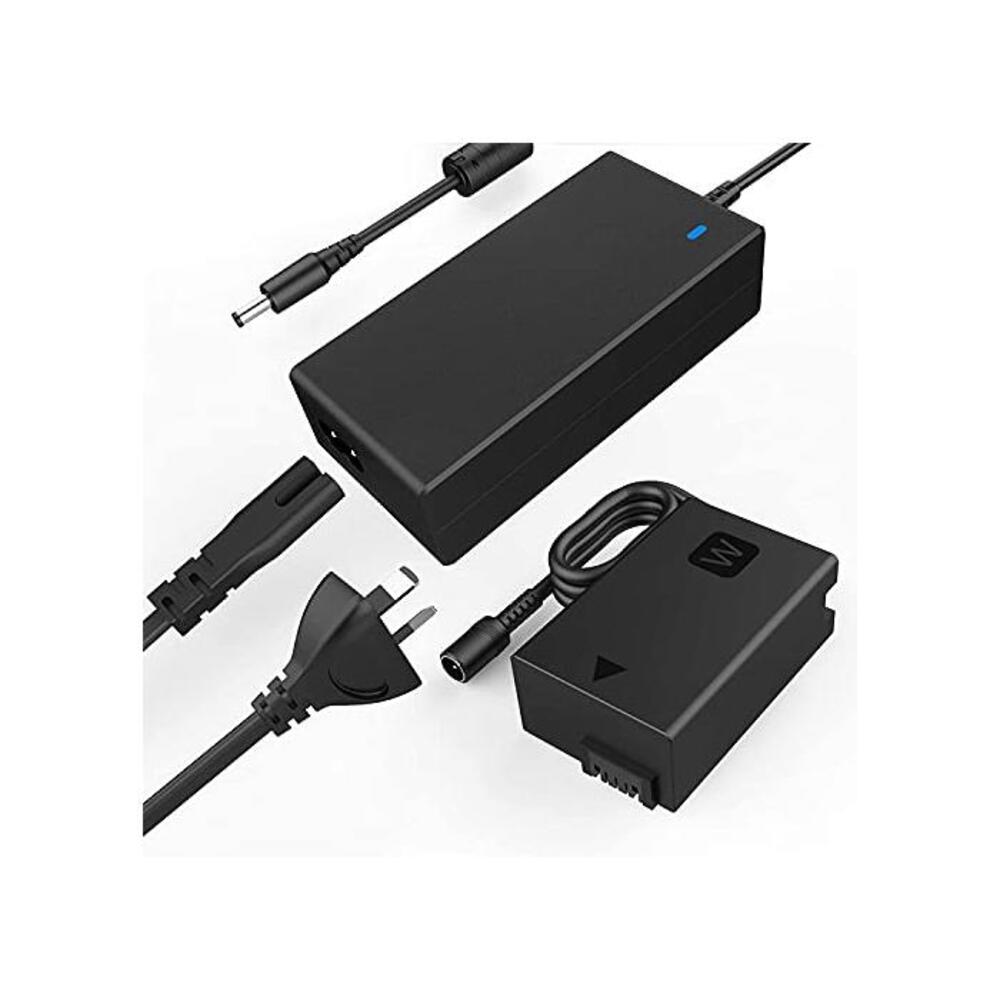 F1TP ACPW20 AC Power Supply Adapter kit （Replace NP-FW50 Dummy Battery） for Sony Alpha A7000 A6500 A6400 A6300 A6100 A6000 A5100 A5000 A7 A7II A7RII A7SII A7S A7R A35 A37 A55 RX10 B089QQF4HV