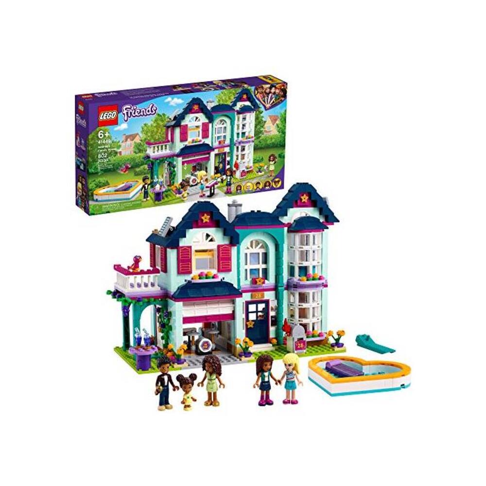 LEGO 레고 프렌즈 Andreas Family House 41449 빌딩 Kit; Mini-Doll Playset is Great 크레이티브 6-Year-Old Kids, New 2021 (802 Pieces) B08KRP63MC