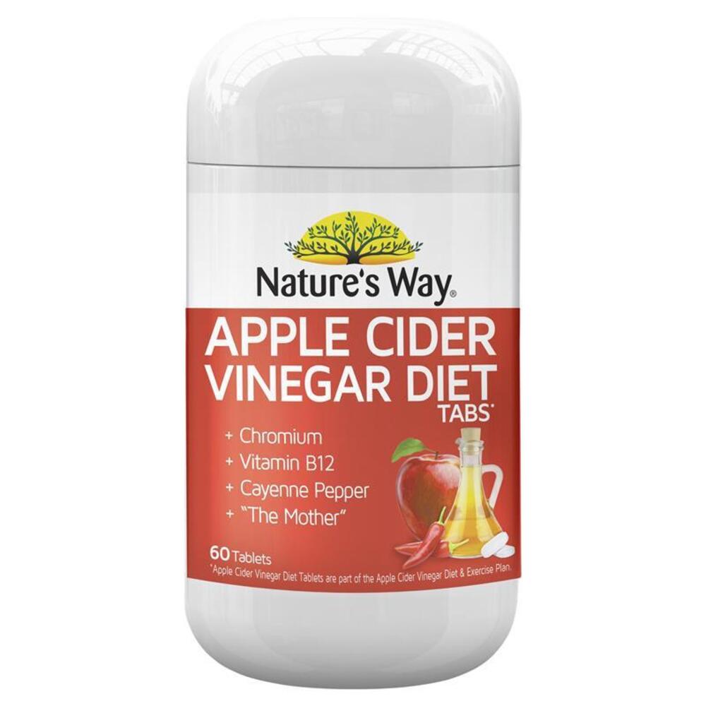 네이쳐스웨이 애플 사이더 식초 다이어트 60 타블렛 Natures Way Apple Cider Vinegar Diet 60 Tablets