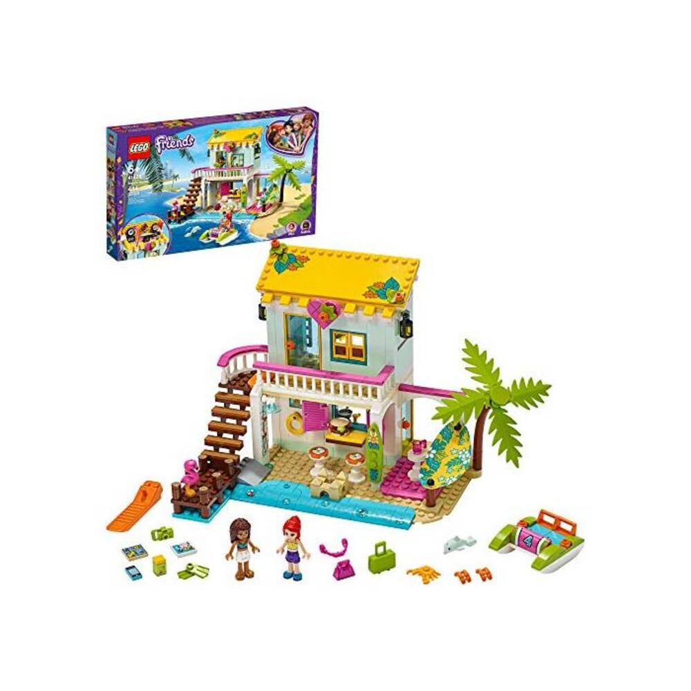 LEGO 레고 프렌즈 비치 House 41428 빌딩 Kit; Sparks Hours of Summer Adventure Play, New 2020 (444 Pieces) B0858FHCKR