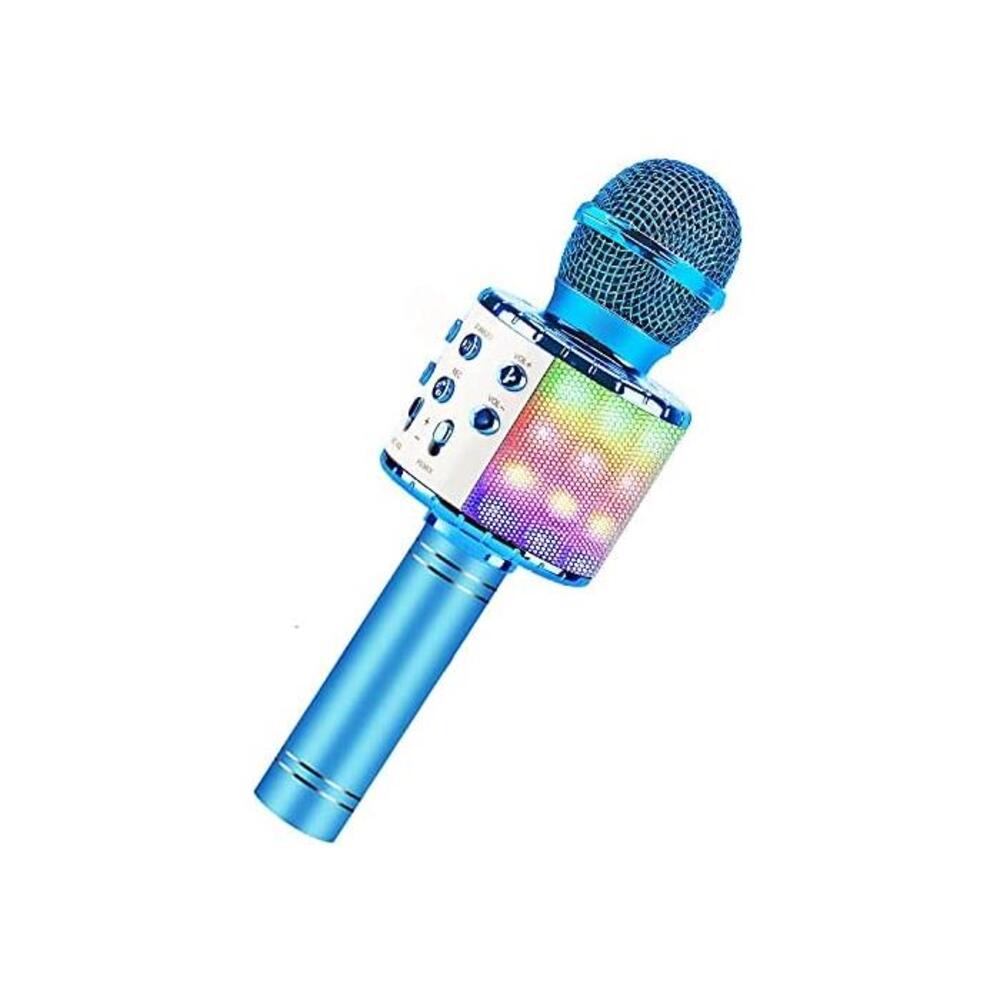 BlueFire Karaoke Microphone 4 in 1 Bluetooth Karaoke Microphone Wireless Handheld Microphone Portable Speaker Machine Home KTV Player with Record Function for Android &amp; iOS Devices B07SV2NM67