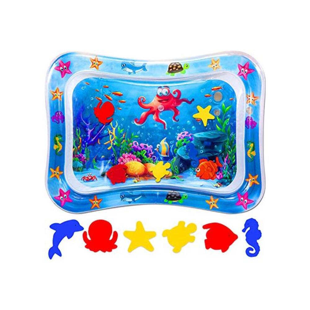 ProAussie Tummy Time Baby Water Mat, Premium Inflatable Baby Play Mat Activity Centre for Infants Baby Toys 3 6 9 12 Months, Baby Gifts for Newborn Boys Girls - Promotes Sensory De B08L94BGMN