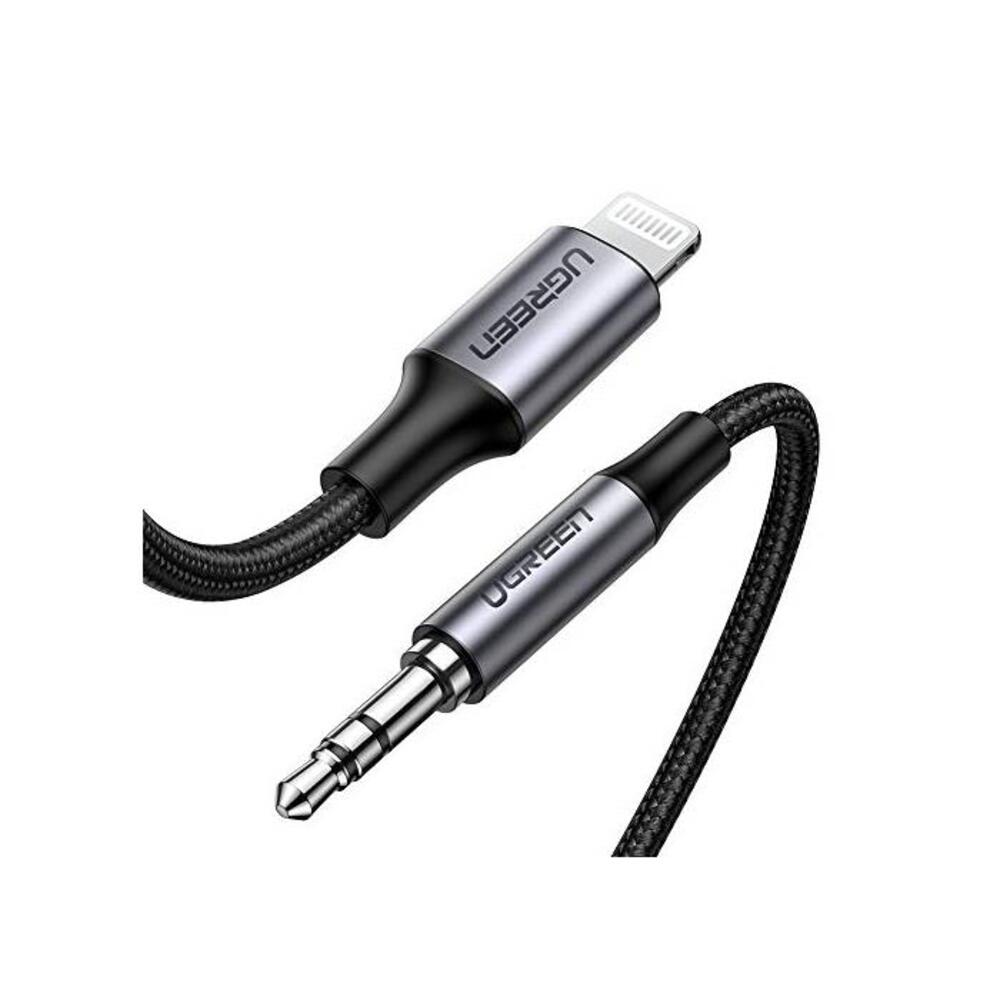 UGREEN Lightning to 3.5 mm Cable 3.3FT, Mfi Certified 3.5 mm Headphone Jack Adapter Male Aux Stereo Audio Cable for iPhone 12 Mini 12 Pro Max 11 Pro Max X XR, iPhone 7 7P 8 8P (3.3 B07VD5KBMP