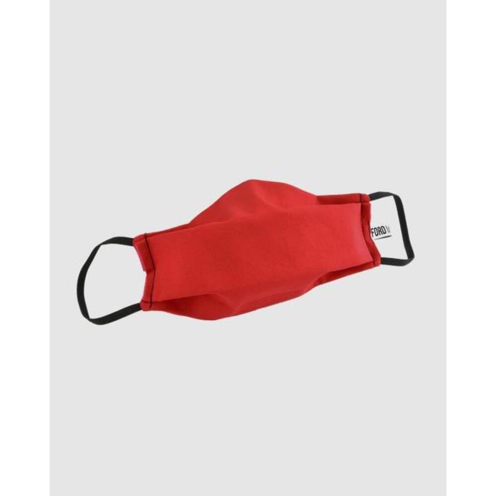 Ford Millinery Red Reversible Fabric Face Mask FO476AC15QGM