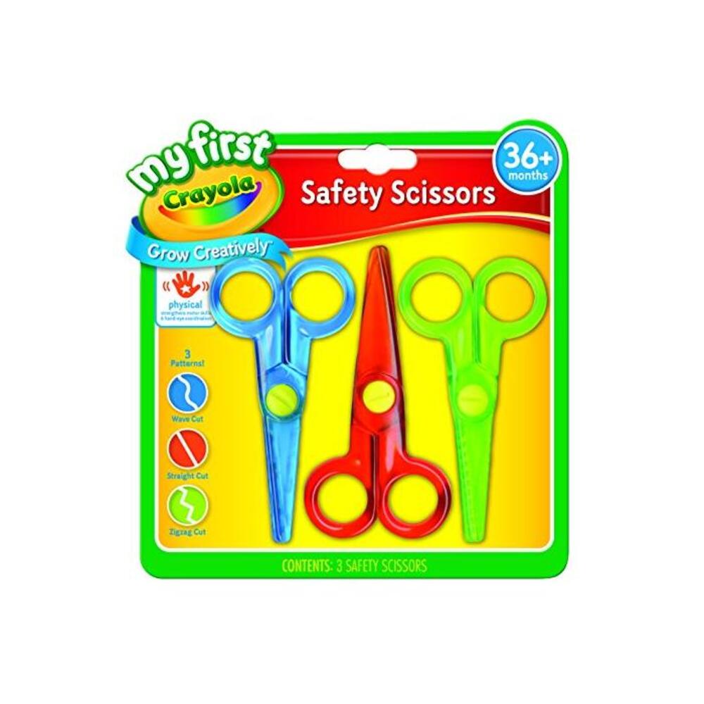 CRAYOLA 81-1323 My First Safety Scissors, Toddler Art Supplies, 3ct , Junior B00756JZQ2