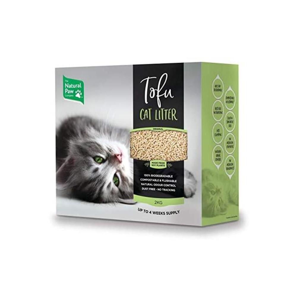 The Natural Paw Company, Tofu Cat Litter, 2kg B088BYPS3K