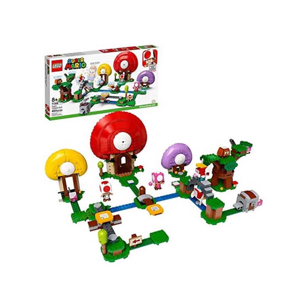 LEGO 레고 슈퍼마리오 Toad’s Treasure Hunt Expansion Set 71368 빌딩 Kit; 토이 for Kids to Boost 더ir LEGO 레고 슈퍼마리오 Adventures with 마리오 스타ter Course (71360) Playset, New 2020 B08589RR77