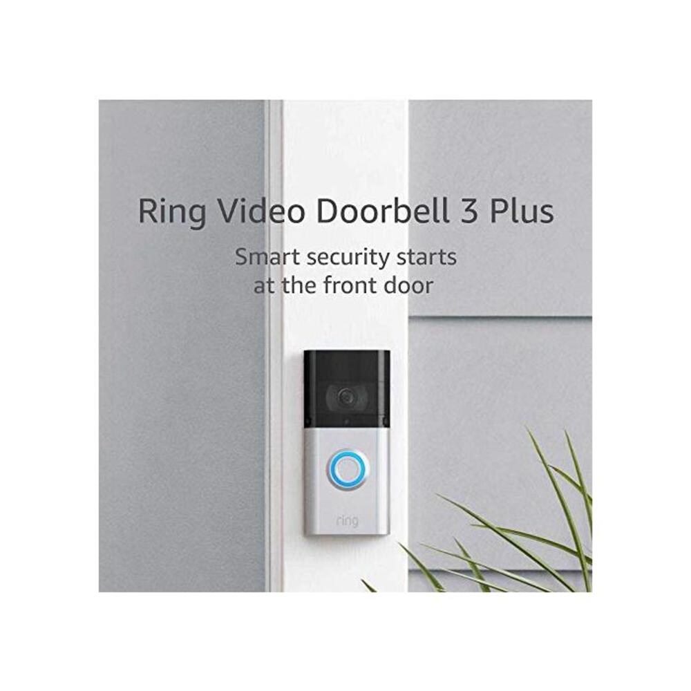 Ring Video Doorbell 3 Plus – enhanced wifi, improved motion detection, 4-second video previews, easy installation B07WLP395R