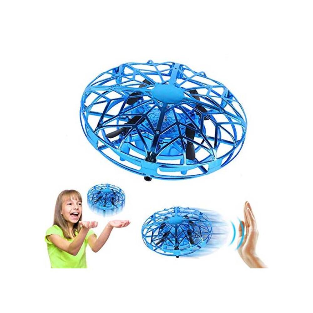 ZeroPlusOne® Hand Operated Drones for Kids or Adults - Air Magic Scoot Hands Free Mini Drone Helicopter, Easy Indoor UFO Flying Ball Drone Toys for Boys or Girls (Blue) B07VZZXVKC