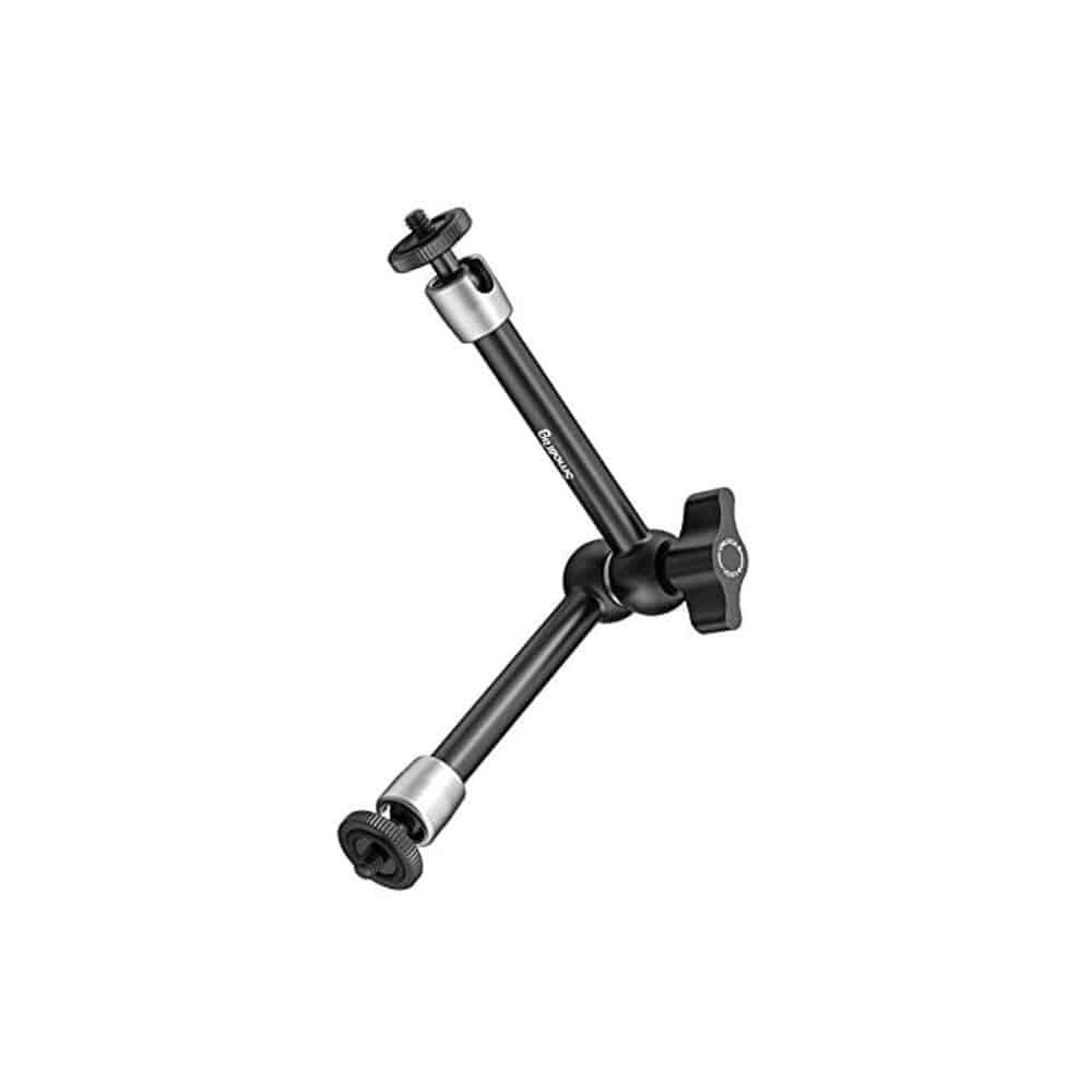 SMALLRIG 9.5” Adjustable Articulating Magic Arm with Both 1/4 Screw for LCD Monitor, LED Lights - 2066 B076KDDBW5
