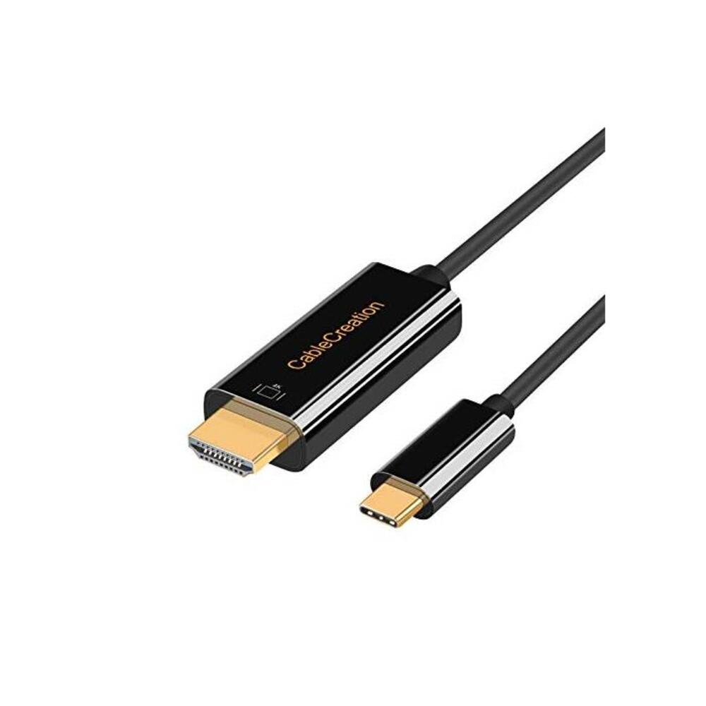 USB-C to HDMI 4K, CableCreation Type C to HDMI 6 Feet Cable, Thunderbolt 3 Compatible, Male to Male, Compatible with MacBook Pro/iMac 2017/Surface Book 2/Chromebook Pixel/Yoga 920/ B06XDMKQKJ