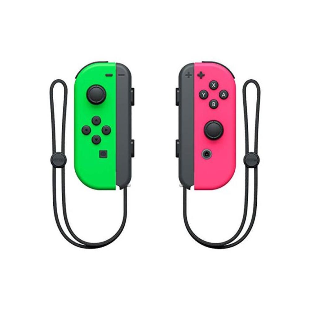 Nintendo Switch Joy-Con Controller Pair [Neon Green/Neon Pink] B072BZ66JL