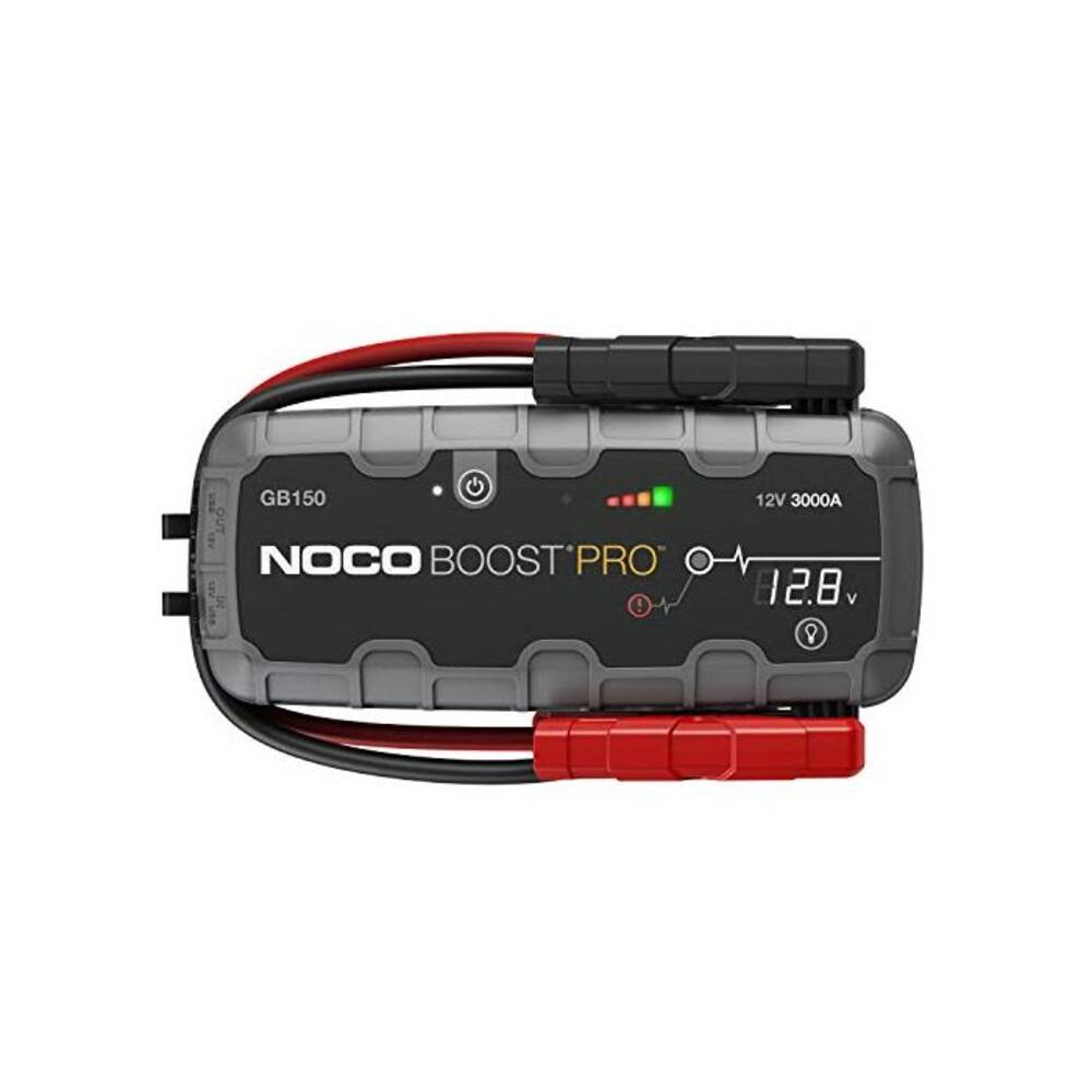 NOCO Boost Pro GB150 3000 Amp 12-Volt UltraSafe Portable Lithium Jump Starter Box, Car Battery Booster Pack, and Heavy Duty Jumper Cables for Up to 9-Liter Petrol and 7-Liter Diese B015TKSSB8