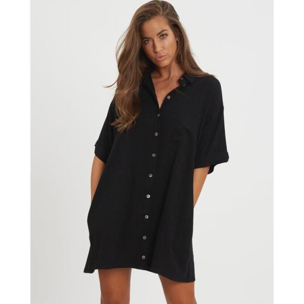 The Fated Finesse Relaxed Shirt Dress TH772AA96LDR