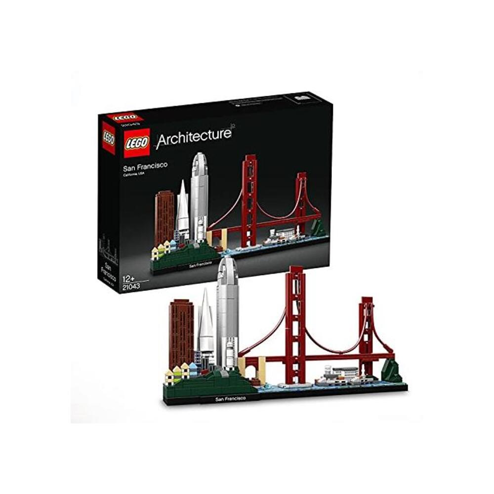LEGO 레고 아키첵쳐 건축 Skyline Collection 21043 San Francisco 빌딩 Kit Includes Alcatraz Model, Golden Gate Bridge and O더r San Francisco Architectural 랜드marks B07FP1X883