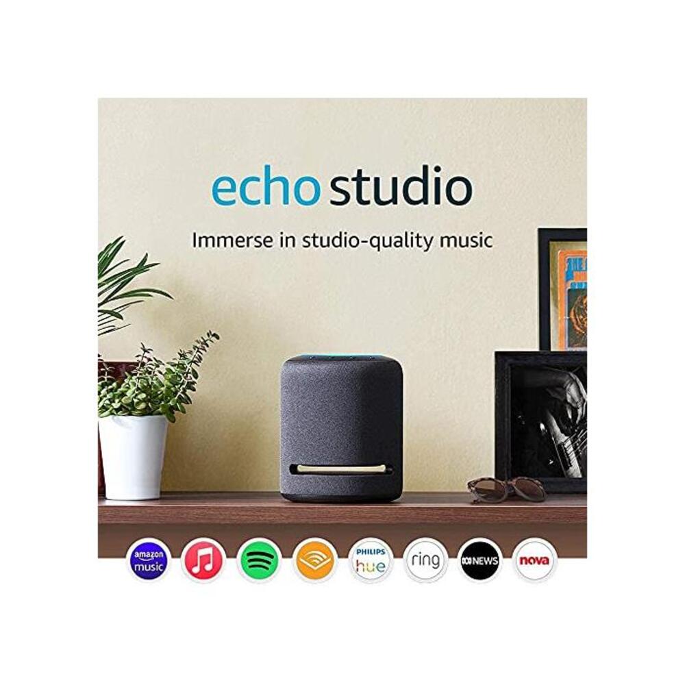 Echo Studio - Smart speaker with high-fidelity audio and Alexa B07NQ7HNHY