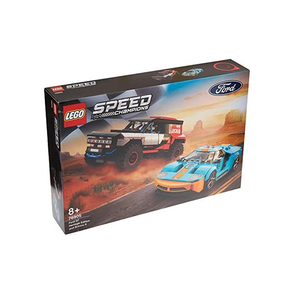 LEGO 레고 스피드 챔피온 포드 GT 헤리티지 에디션 76905 &amp; 브론코 R2 레이싱카 토이 빌딩 세트