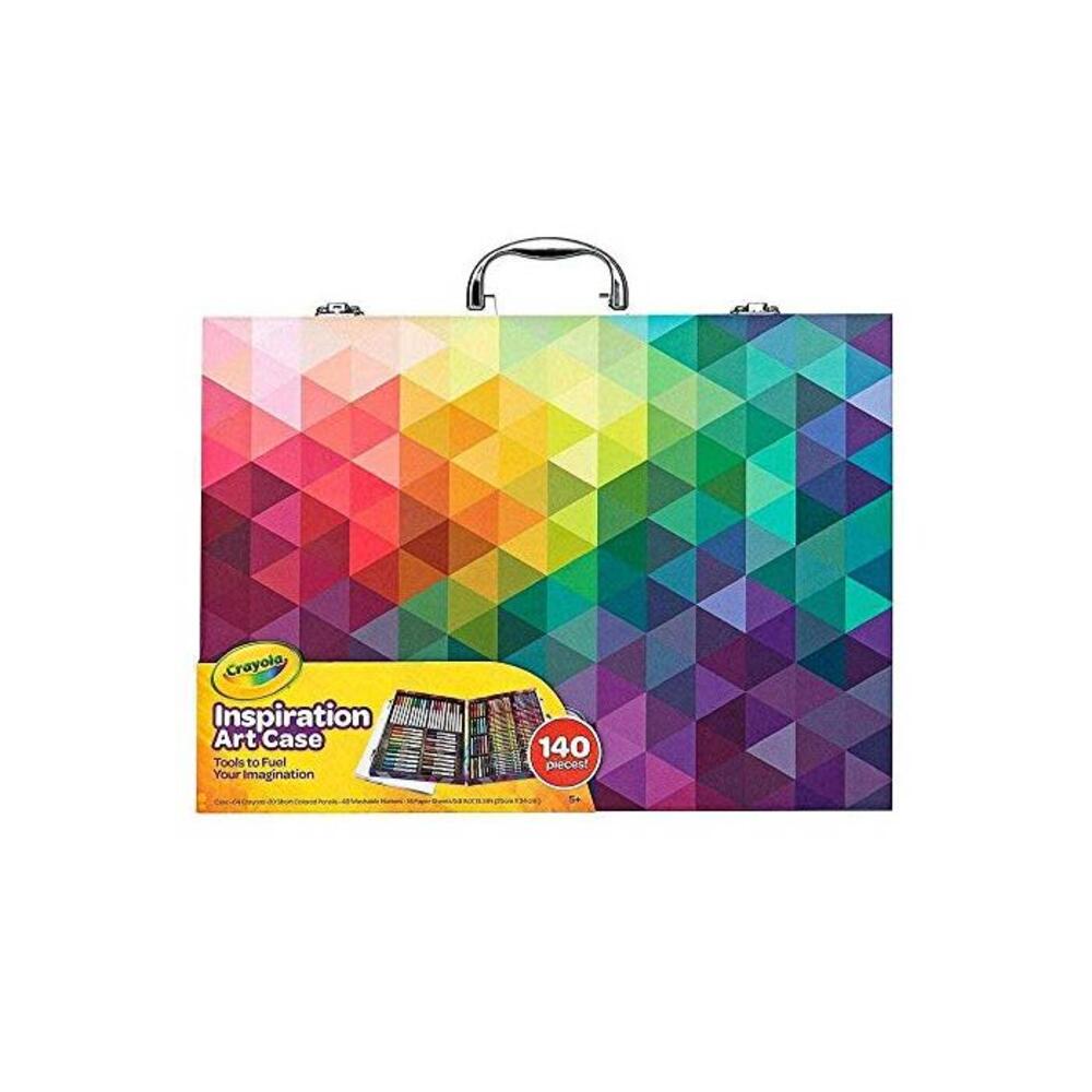 CRAYOLA 230926 Inspiration Art Case: 140 Pieces, Deluxe Set with Crayons, Pencils, Markers and Paper in a Portable Storage Case, Great Boys and Girls, Our Art &amp; Craft Colouring Set B00CI6J5JQ