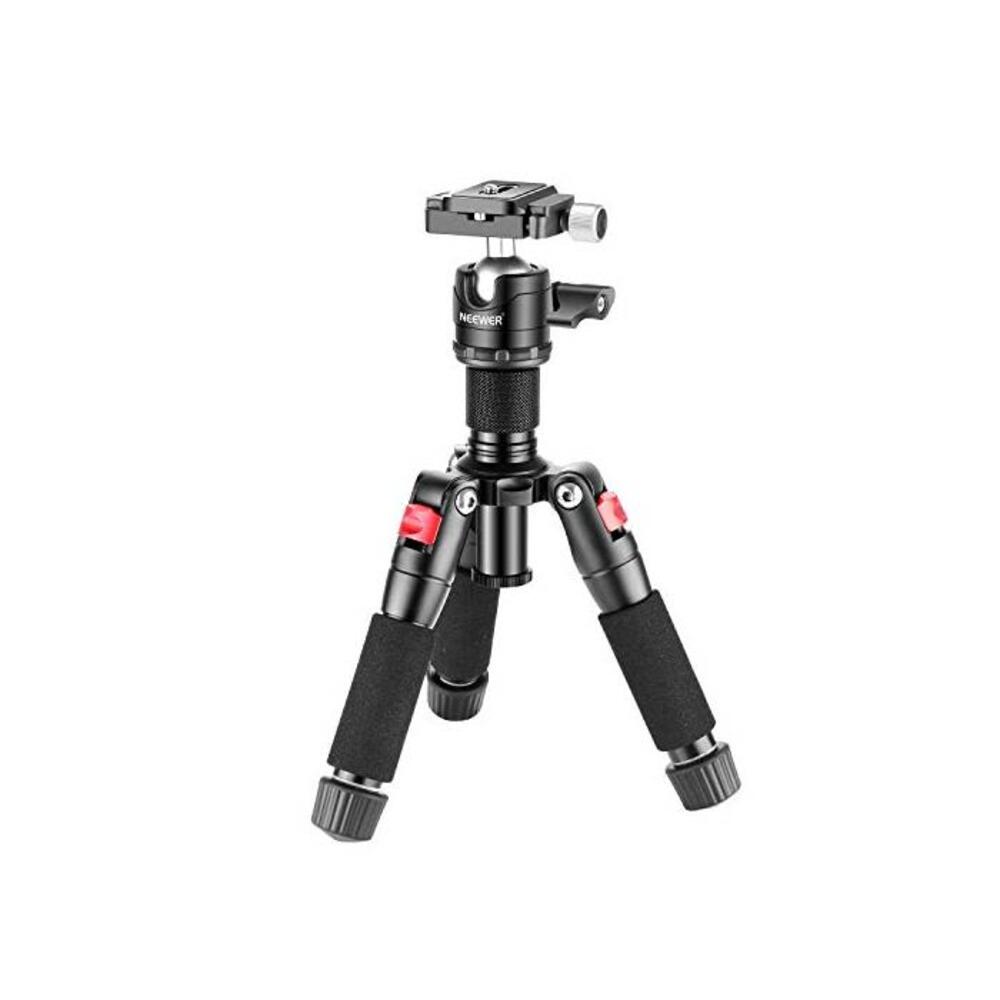 Neewer Portable Desktop Mini Tripod - Aluminum Alloy 20 inches/ 50 Centimeters with 360 Degree Ball Head, 1/4 inch Quick Shoe Plate for DSLR Camera Video Camcorder, Load up to 11 p B07FKDH3BC