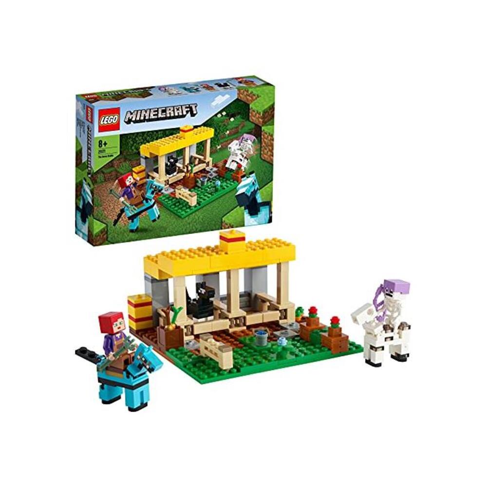 LEGO 레고 21171 마인크래프트 더 Horse Stable Farm 토이 with Skeleton Horseman Figure, 토이s for Kids 8+ Years Old B08WWX6BYY