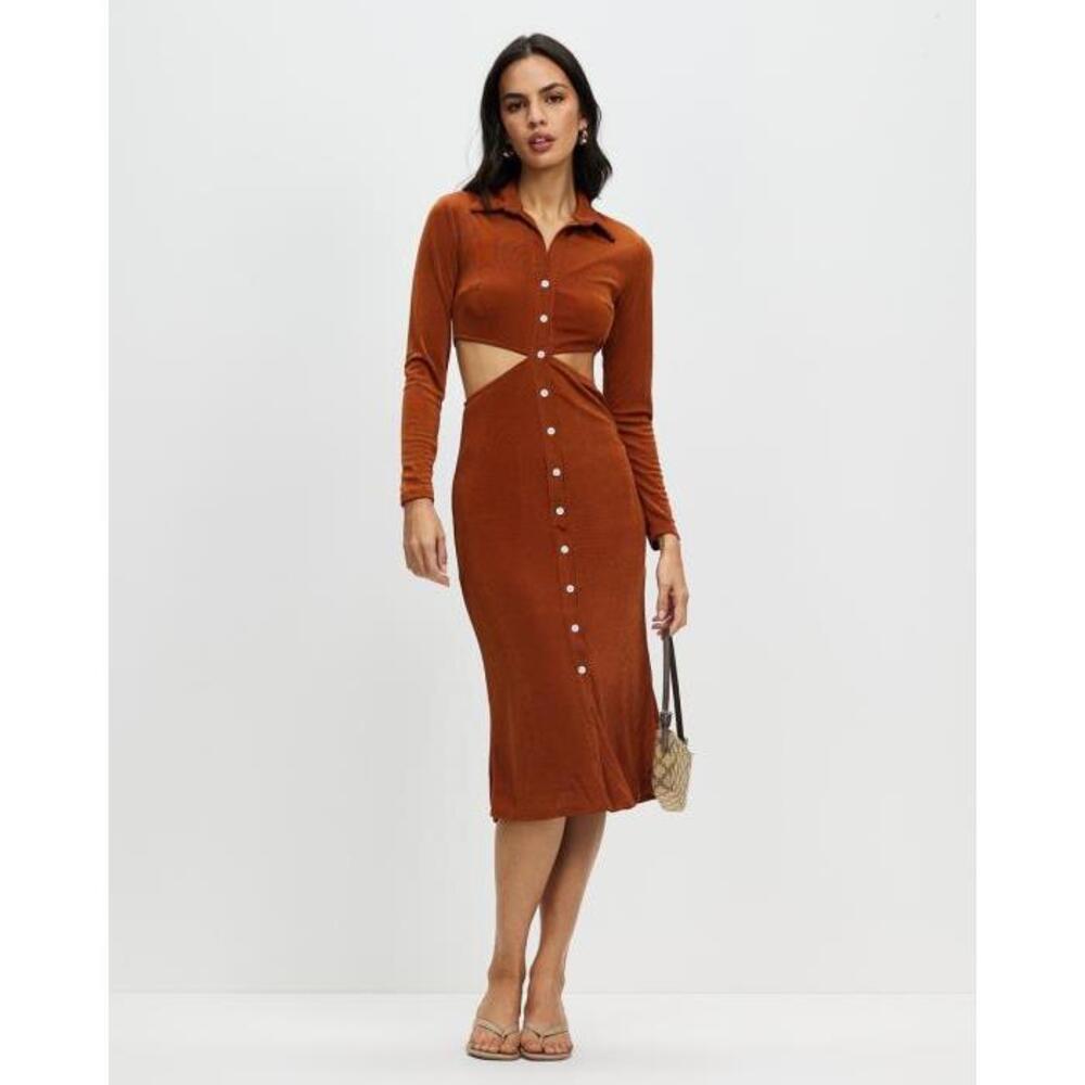 REVERSE Long Sleeve Midi With Cut-Outs RE429AA29SQS