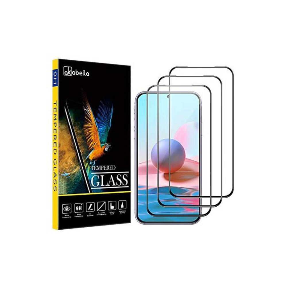 Xiaomi Mi 10T Lite Screen Protector, [3 Pack] AKABEILA Compatible for Xiaomi Mi 10T Lite Tempered Glass Premium [Full Coverage] HD Protective Films Anti-Bubble anti-Fingerprint [9H B08SM6LDS5