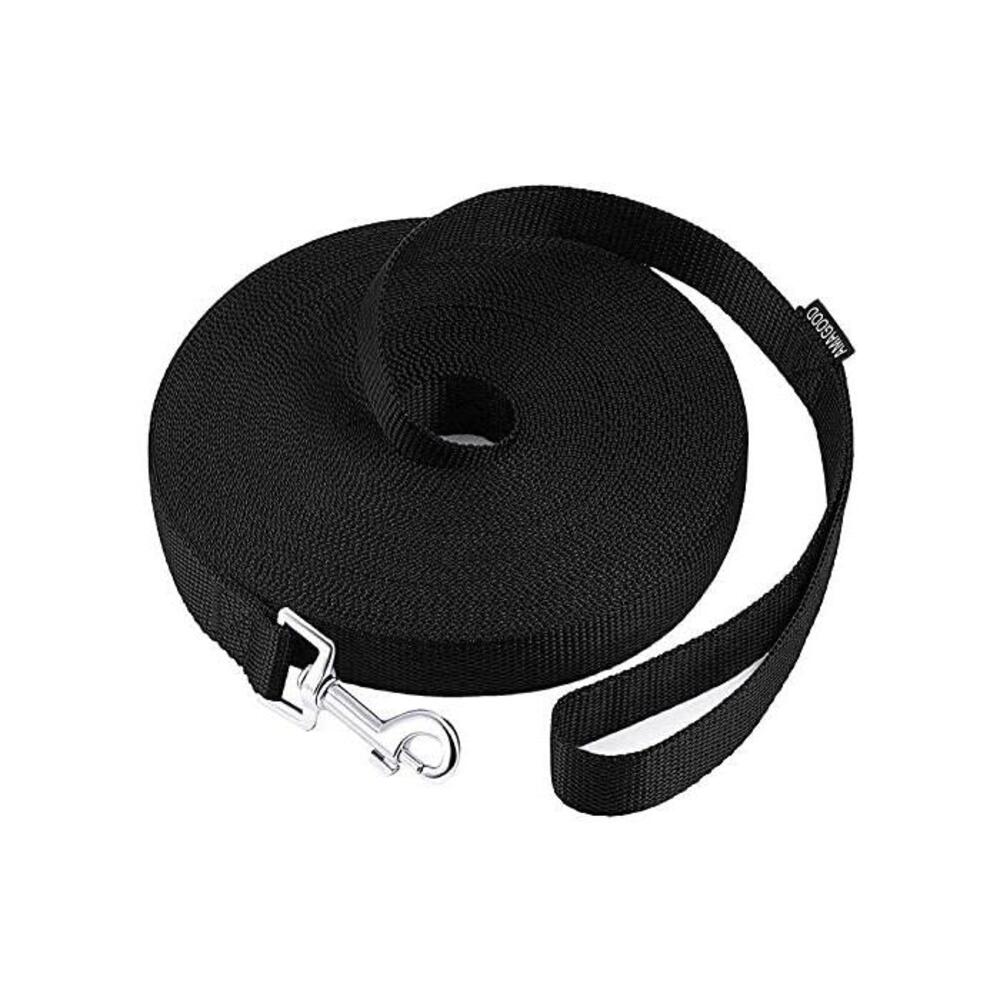 AmaGood Dog/Puppy Obedience Recall Training Agility Lead-15 ft 20 ft 30 ft 50 ft Long Leash-for Dog Training,Recall,Play,Safety,Camping(Black,15FT) B07T1RZRWN