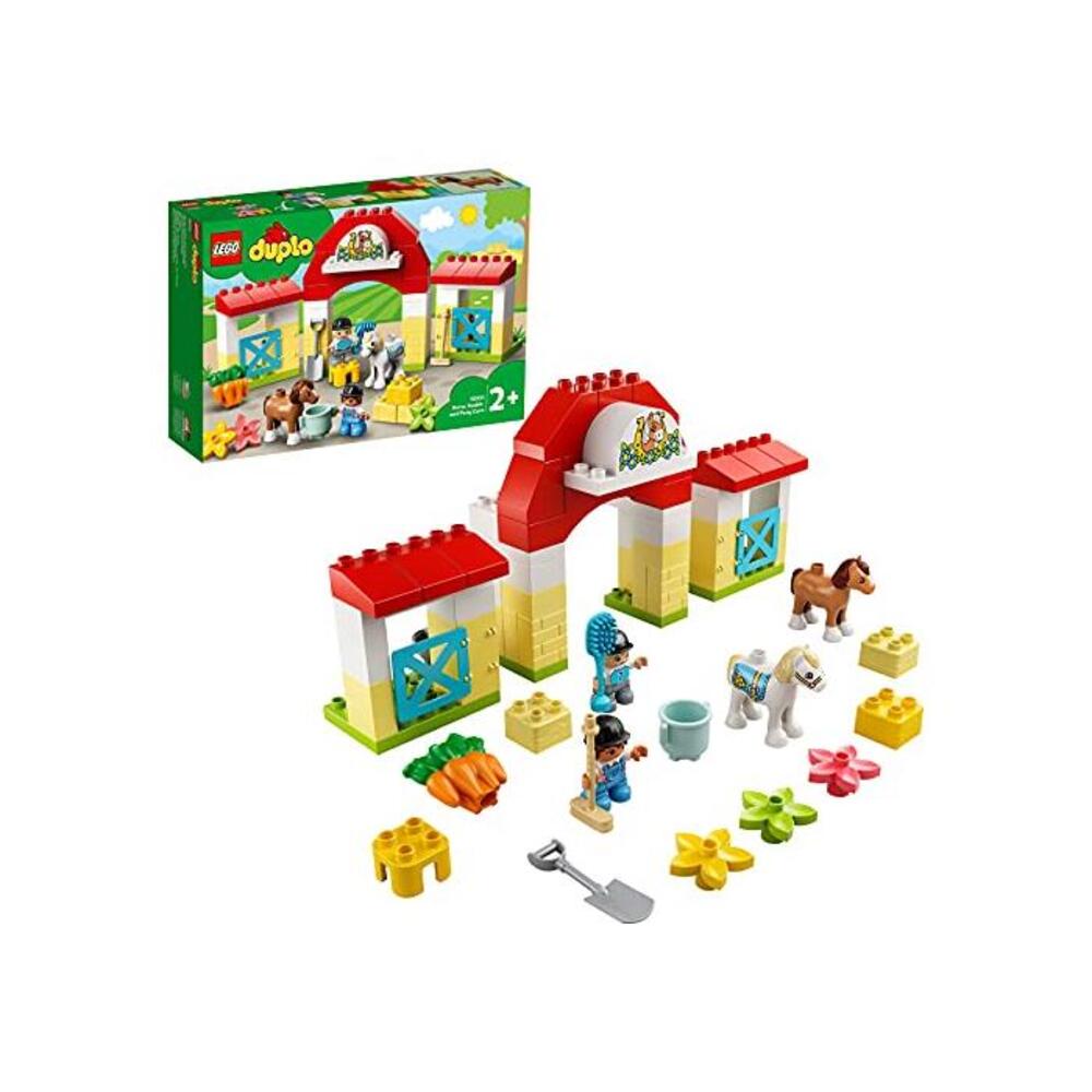 LEGO 레고 듀플로 DUPLO Horse Stable and Pony Care 10951 Playset B08GP35C22