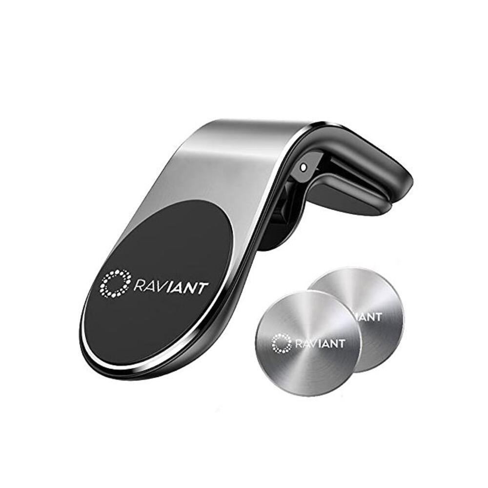 [100% Aussie-Owned]Raviant Magnetic Car Phone Holder, Strong Hold Universal Air Vent Magnet Phone Holder for Car, Equipped with 5 N52 Magnets,360° Rotation Easy to Install (Black) B08L6V7YMB