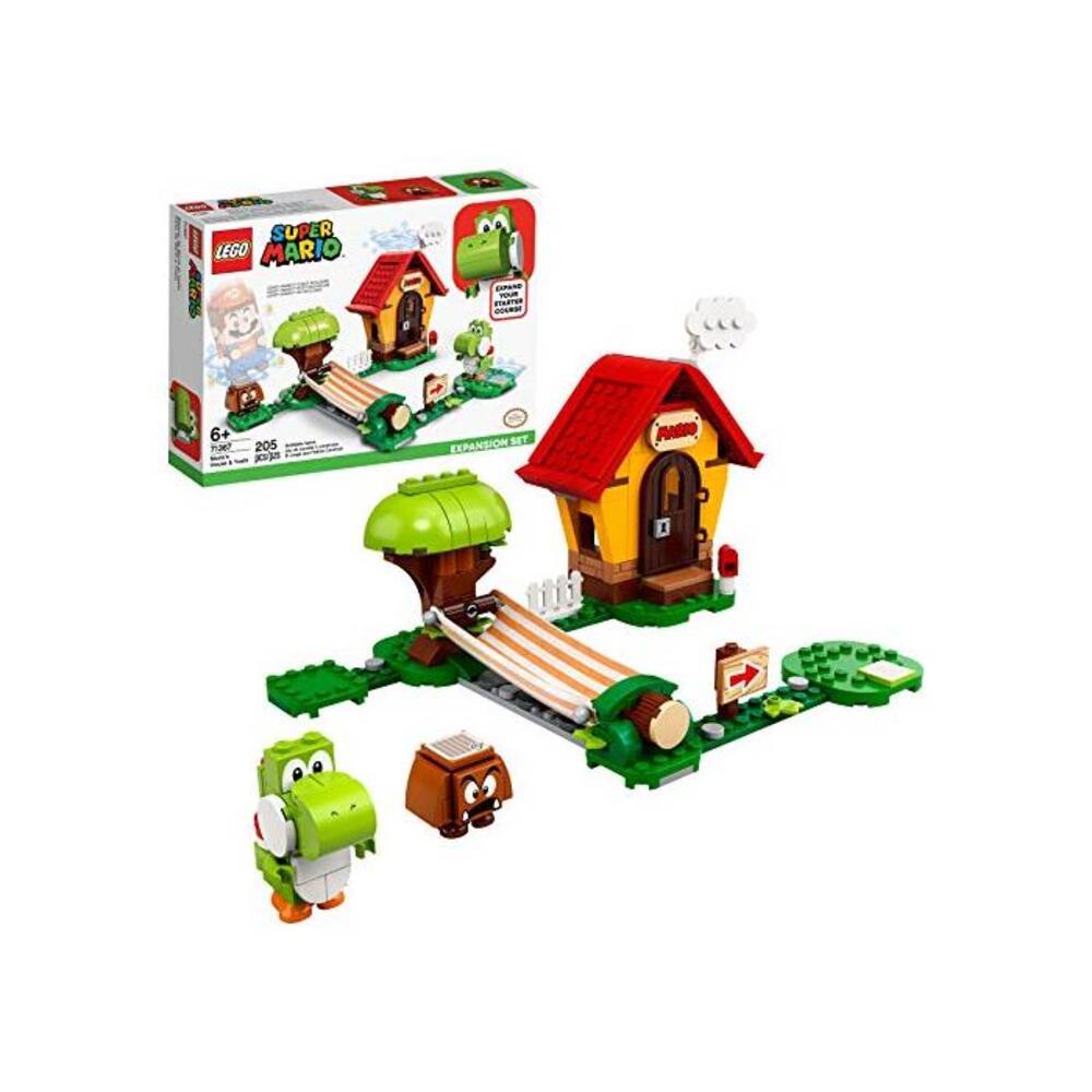 LEGO 레고 슈퍼마리오 마리오’s House &amp; Yoshi Expansion Set 71367 빌딩 Kit, Collectible 토이 to Combine with 더 LEGO 레고 슈퍼마리오 Adventures with 마리오 스타ter Course (71360) Set (205 B08589KGTY