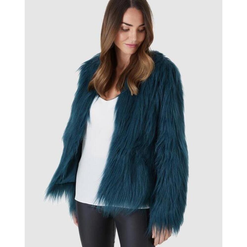 Everly Collective Marmont Faux Fur Jacket EV258AA92BJZ