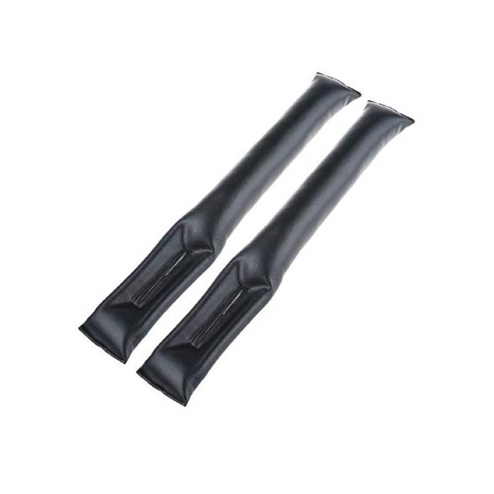 2 Pcs Car Seat Crevice Storage BoxPad in Black with Spacer Protective Case Universal Car Seat Gap Filler Universal Fit Storage Pockets Adjust B07Z6L9W73