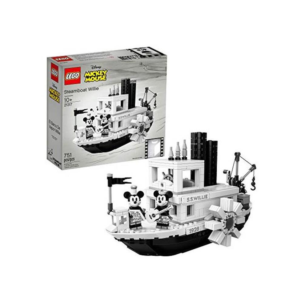 LEGO 레고 아이디어 21317 디즈니 Steamboat Willie 빌딩 Kit (751 Pieces) B07PZF4M7H