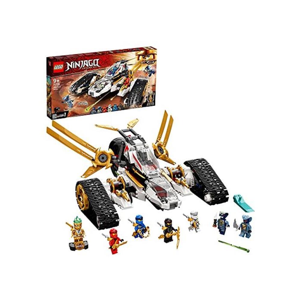 LEGO 레고 71739 닌자고 Legacy 울트라 Sonic Raider 4in1 Vehicle 빌딩 Set with Motorbike and Plane 토이 for Kids and 7 미니피규어s B08WWZ5Y4V
