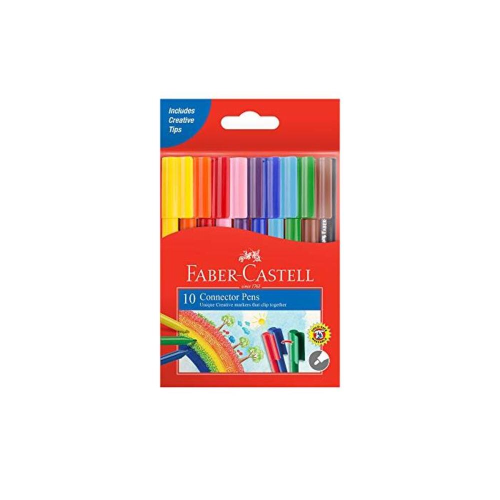 Faber-Castell Connector Pen Colour Marker 10 Pack, (11-150-A) B00FR6Y846