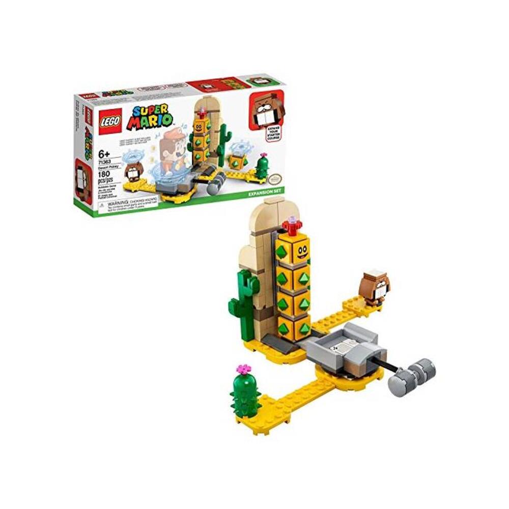 LEGO 레고 슈퍼마리오 Desert Pokey Expansion Set 71363 빌딩 Kit; 토이 for 크레이티브 Kids to Combine with 더 LEGO 레고 슈퍼마리오 Adventures with 마리오 스타ter Course (71360) Playset (180 B085899CWH