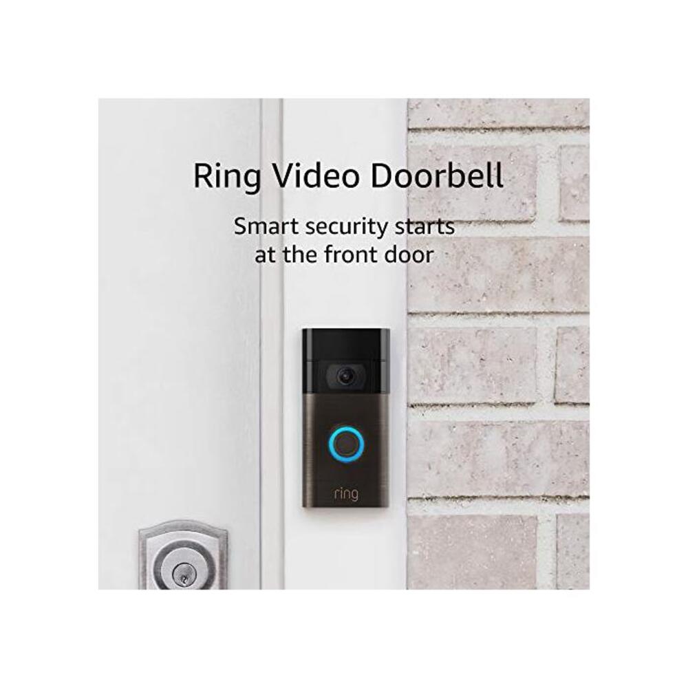 Ring Video Doorbell – 1080p HD video, improved motion detection, easy installation – Venetian Bronze (2020 release) B08N5NQ69J