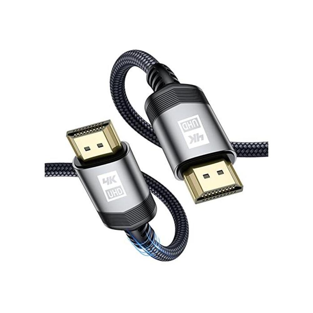 4K HDMI Cable 3M / 10ft ,sweguard High Speed 18Gbps HDMI 2.0 Cable 30AWG HDMI Cord Supports 4K@60hz,2K@144hz,2K@165hz,3D, 2160P, 1080P, Ethernet - Braided HDMI Wire - Audio Return( B08BNM24RT