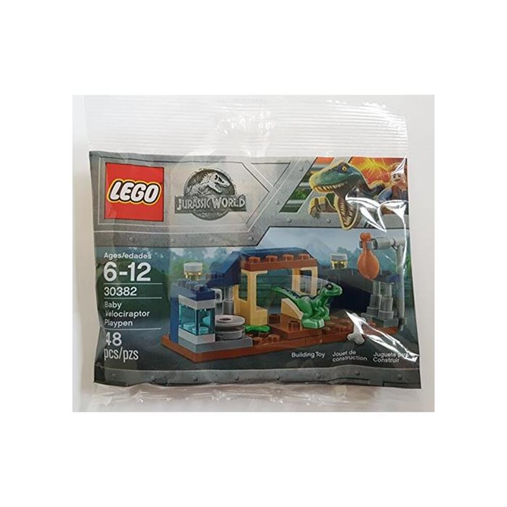 LEGO 레고 주라기공원 월드 Baby Velociraptor Playpen (30382) Bagged B07D25W6M1