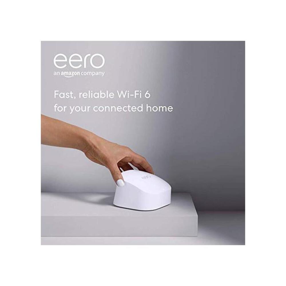All-new Amazon eero 6 dual-band mesh Wi-Fi 6 router with built-in Zigbee smart home hub B086PFKYVH
