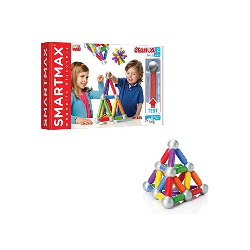 SmartMax Start XL (42 pcs) STEM Magnetic Discovery Building Set Featuring Safe, Extra-Strong, Oversized Building Pieces for Ages 3+ B004TGURIQ