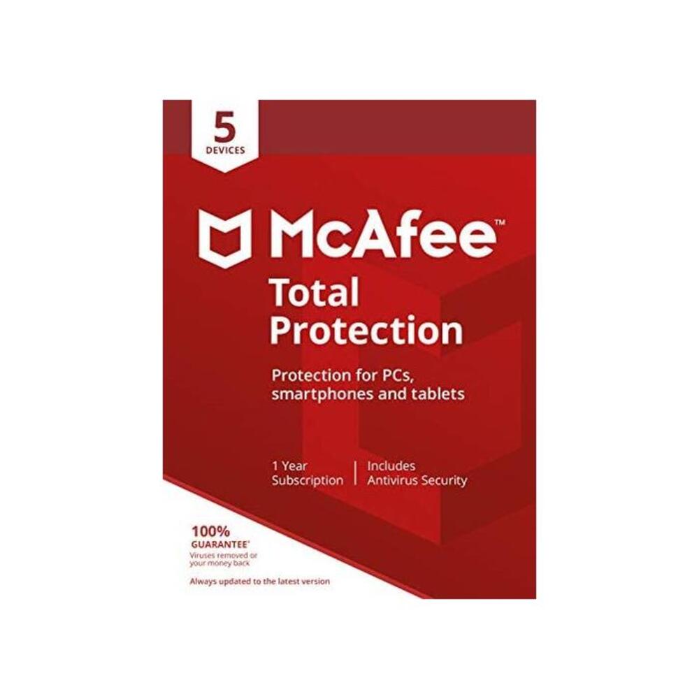 McAfee Total Protection 2019 5 Devices PC/Mac/Android/Smartphones Activation code by post B074V9DVPZ