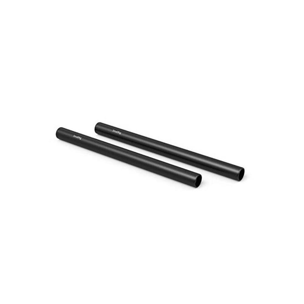 SMALLRIG Aluminum Alloy 15mm Rod Black - 20cm 8 Inches (2 pcs) - 1051 B00AZFJRYU