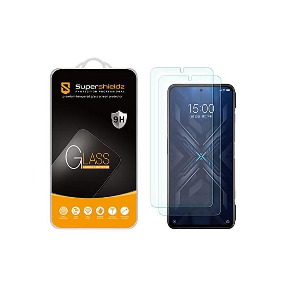 (2 Pack) Supershieldz Designed for Xiaomi Black Shark 4 / Black Shark 4 Pro Tempered Glass Screen Protector, Anti Scratch, Bubble Free B094GF5T6H